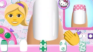 Nail Salon Hello Kitty - Learn How To Make Awsome Nails Fun Game for Kids