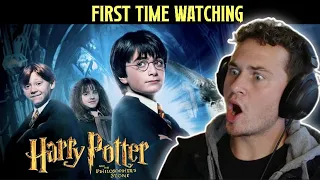 HARRY POTTER AND THE SORCERER'S STONE (2001) | MOVIE REACTION | First Time Watching