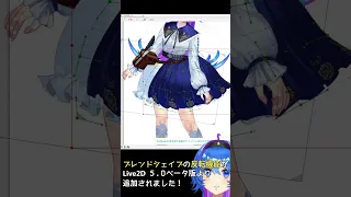 【Live2D 5.0】ブレンドシェイプの反転機能追加！？