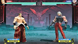 Geese Howard vs Omega Rugal (Hardest AI) - KOF XV