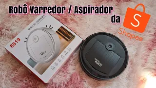 Robô Varredor / Aspirador de Pó à Vácuo Automático de 1200PA 3 em 1 para Limpeza ♡Shopee♡