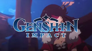 Genshin Impact - Anime Opening (Aimer - Zankyou Sanka) (鬼滅の刃 遊郭編) [Corrected Version]
