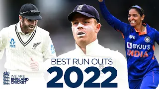 🔥 Brilliance In The Field | Top Run Outs 2022 | Kane Williamson, Ollie Pope, Harmanpreet Kaur & more