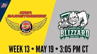IFL Week 13 | Iowa Barnstormers at Green Bay Blizzard