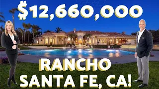 House for $12,660,000 in Rancho Santa Fe, Ca I Living in Rancho Santa Fe I San Diego, California