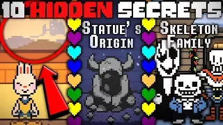 10 Amazing UNDERTALE Secrets You Never Knew About! Undertale Theory | UNDERLAB