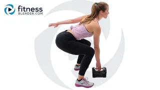 10 Minute Lower Body Strength Workout: Butt and Thigh Burnout Workout