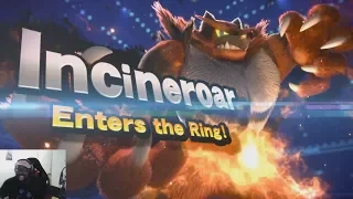 INCINEROAR AND KEN REVEALED FOR SUPER SMASH BROS ULTIMATE! REACTION