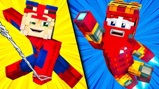 WIR TESTEN 100 SUPERHELDEN in Minecraft