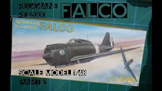 Re-2000 (Falco) 1/48 scale model aircraft Part 2