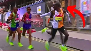 Eliud Kipchoge VS 3 Ethiopians HEATED RACE Turns Messy