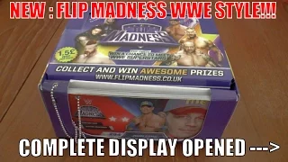 BRAND NEW! ☆ WWE FLIP MADNESS ☆ COMPLETE DISPLAY UNBOXING