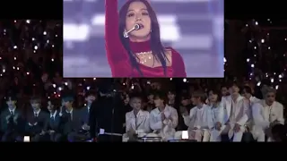 FAN MADE TXT AND ATEEZ REACTION TO BLACKPINK DUDUDU PERFORMANCE STAGE