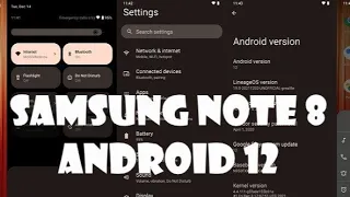 NOTE 8 Android 12 - HOW TO UPDATE SAMSUNG NOTE 8 TO ANDROID 12 WITH LINEAGEOS 19