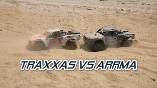 Arrma Mojave EXB vs Traxxas UDR [German]