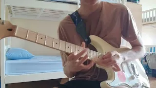 Beat it solo cover on 21 frets single coil guitar with no whammy bar.