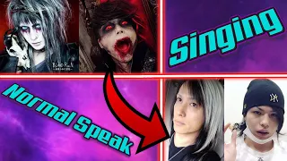 DIFFERENCES in VISUAL KEI Vocalists Voices  |  Singing Vs. Normal