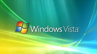 Windows Vista startup animation with logo