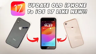 How to Update iOS 15 to 17 | Install iOS 17 on Old iPhone 6s, 7, 8 & X