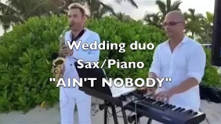 Hard Rock Punta Cana Wedding duo sax/piano