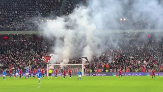 Shqiperi - Itali . Atmosfera e stadiumit plus golat i shihni ketu. Albania vs Italia