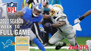 Detroit Lions vs Los Angeles Chargers FULL GAME 2nd 11/12/23 Week 10 | NFL Highlights Today