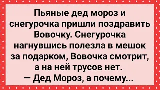 Снегурочка Без Трусов Пришла к Вовочке! Сборник Свежих Анекдотов! Юмор!