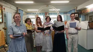 BEAUTIFUL CHURCH SINGING-- ХОР ХРАМА СВЩНМ.ВЛАДИМИРА ХИРАСКО, г.МИНСК, июль, 2021г.