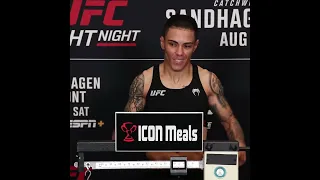 Jéssica Andrade and Tatiana Suarez - Official Weigh-ins - (UFC Fight Night: Sandhagen vs. Font)