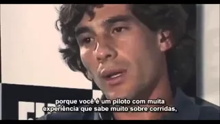 Ayrton Senna e Jackie Stewart Discutem em Entrevista