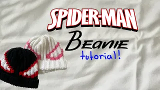 Crochet Spider-Man beanie tutorial |beginner-intermediate level