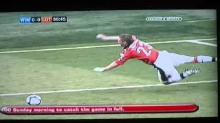 AFC Wimbledon Luton Town POFinal Just To Clarify Walker Penalty Decision 21st May 2011.AVI