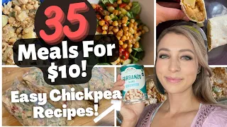 EXTREME BUDGET PANTRY MEALS || FOOD SHORTAGE SOLUTIONS || EASY CHICKPEA RECIPES