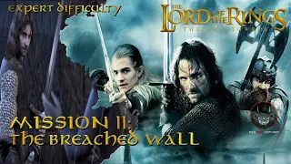 The Lord of the Rings: The Two Towers [PS2] - 11: The Breached Wall [Aragorn Expert Playthrough]