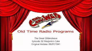 Great Gildersleeve: 002 Marjorie's Cake  – ComicWeb Old Time Radio