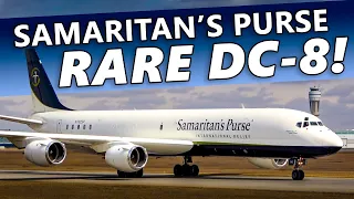 RARE DOUGLAS DC-8 STILL FLYING! Samaritan's Purse DC-8 and 757 at Calgary Airport! [4K]