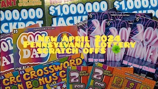 New April 2024 Pennsylvania Lottery scratch offs 🍀 Scratchcards 🍀