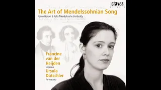 Felix Mendelssohn Bartholdy: Six Songs, Op. 71 (Requiem for Fanny, 1847) - Nachtlied