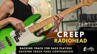 Creep - Radiohead - Backing Track Bass Tab Play Along - Tablatura Para Contrabaixo