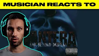 Musician Reacts To | Pantera - "5 Minutes Alone"