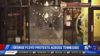 Protests emerge across Tennessee after the death of George Floyd in Minnesota