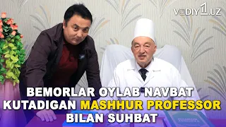 Shok intervyu! Bemorlar qabuliga oylab navbat kutadigan  professor Ibrohim Asqarov bilan suhbat