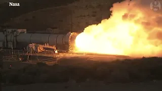 Nasa successfully tests rocket designed to take humans to Mars
