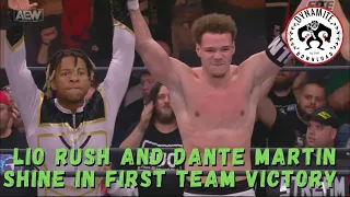 Lio Rush & Dante Martin Shine In First Team Victory | AEW Dynamite 11/10/21