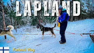 What Husky Sledding in Lapland, Finland really looks like