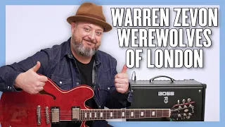 Warren Zevon Werewolves of London Guitar Lesson + Tutorial