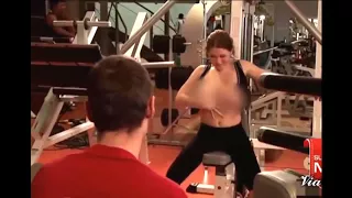 очень мощный пранк в спортзале /prank in the gym#2