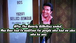 After The Beverly Hillbillies ended, Max Baer had to audition for people who had no idea who he was