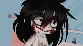 turning into your childhood crush || gacha club || ft. irl oc (and jeff the killer dont come at me)