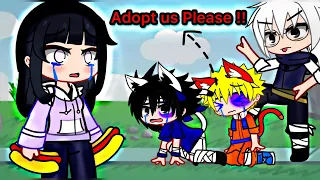 No one Adopted Him But  💔 || Naruto || My AU || Part 2 || Gacha Life || Gacha Club